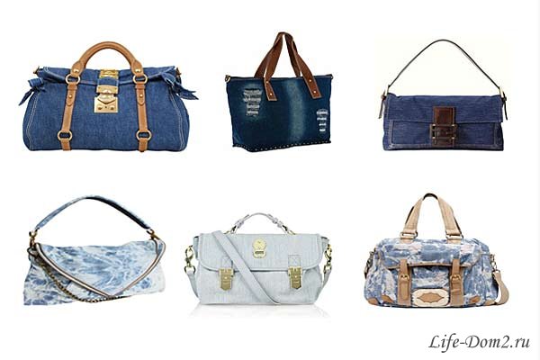 Джинсовые сумки: модные и популярные