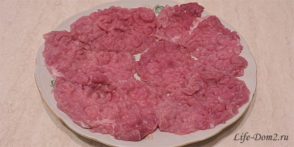 Простой рецепт вкусных отбивных из свинины