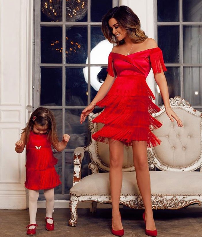 Ксения Бородина вместе с Теей снялась в рекламе молодого бренда «Malina Fashion»