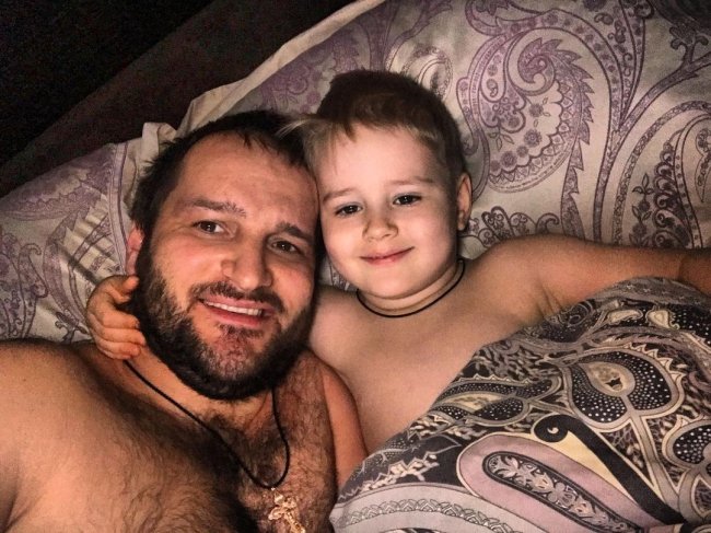 Фотоподборка Алексея Самсонова с сыном Мироном