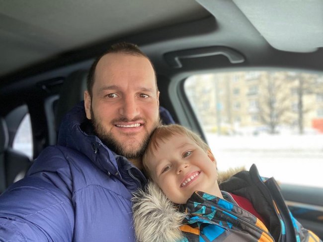 Фотоподборка Алексея Самсонова с сыном Мироном